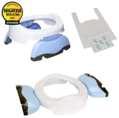 Potette Plus Pot Et Siège De Toilette 2en1 (blanc Et Bleu)