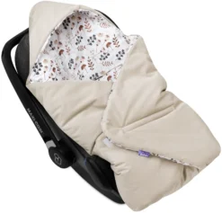 Jardin Bohème & Velours Écru Plaid Pour Siège Auto