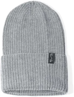 Bonnet En Laine Mérinos – Gris Mélangé