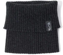 Cache-cou En Laine Mérinos Pour Enfants – Graphite Mélangé