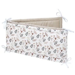 Jardin Bohème & Velours Écru Pare-chocs De Lit Bébé XXL