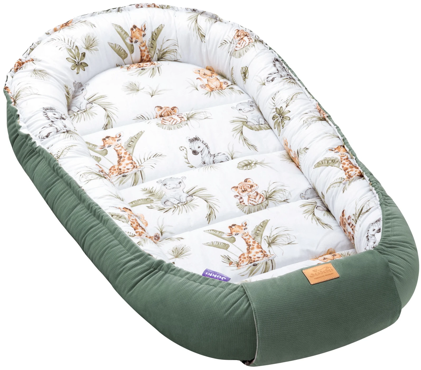 Amusement De La Savane & Velours Olive Nid De Cocon XXL