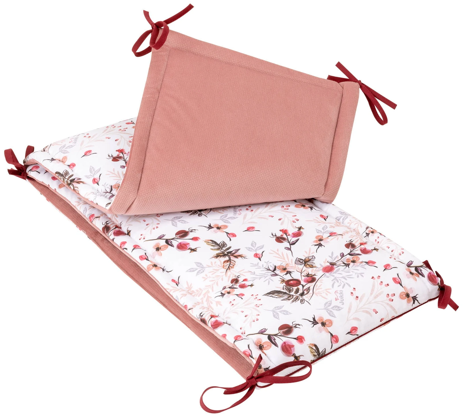 Rose Royale & Velours Rose Indien Pare-chocs De Lit Bébé XXL 2 Rose Royale & Velours Rose Indien Pare-chocs De Lit Bébé XXL – Image 2