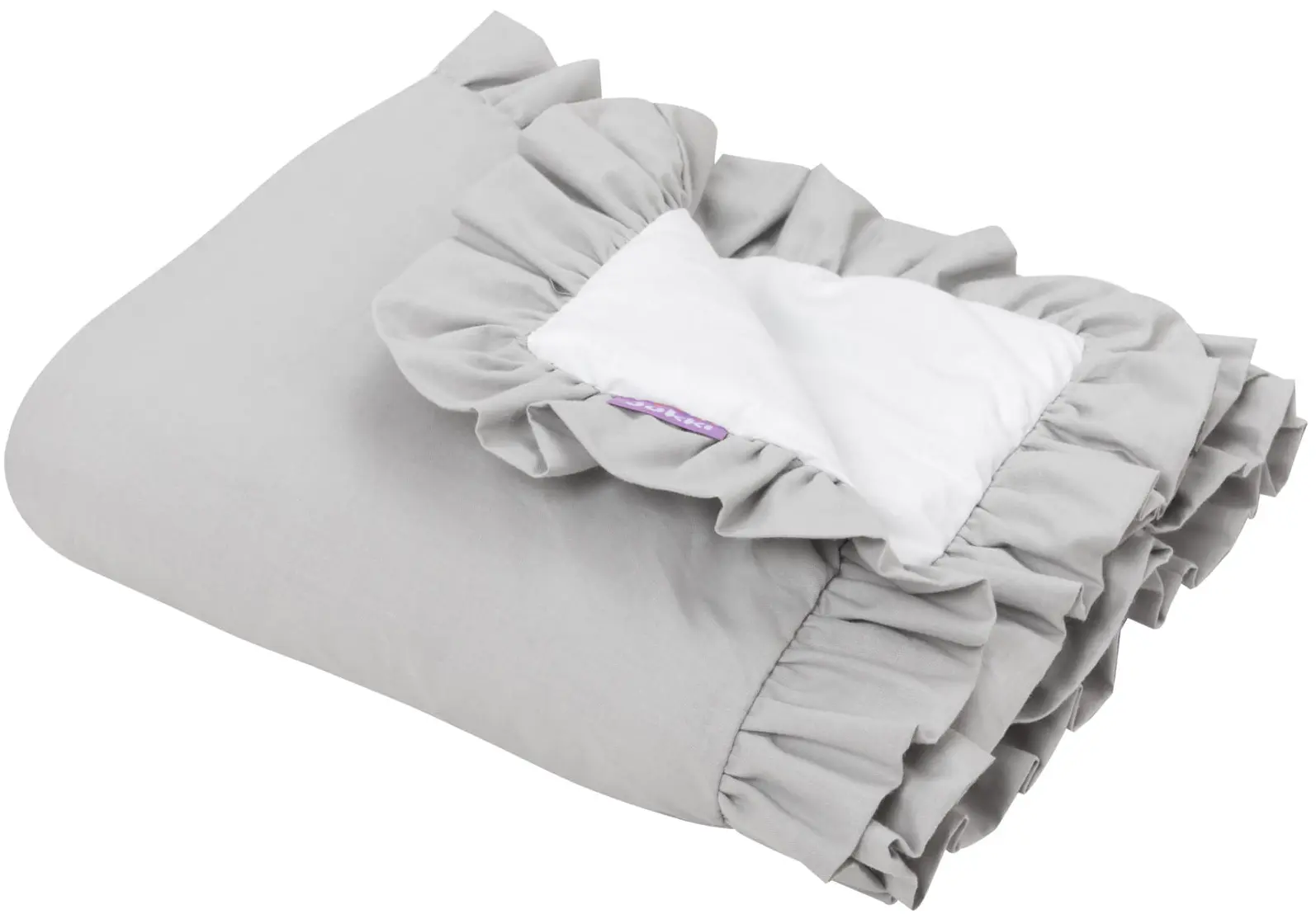 Gris Pastel Couverture De Bébé 55x75cm – Image 3