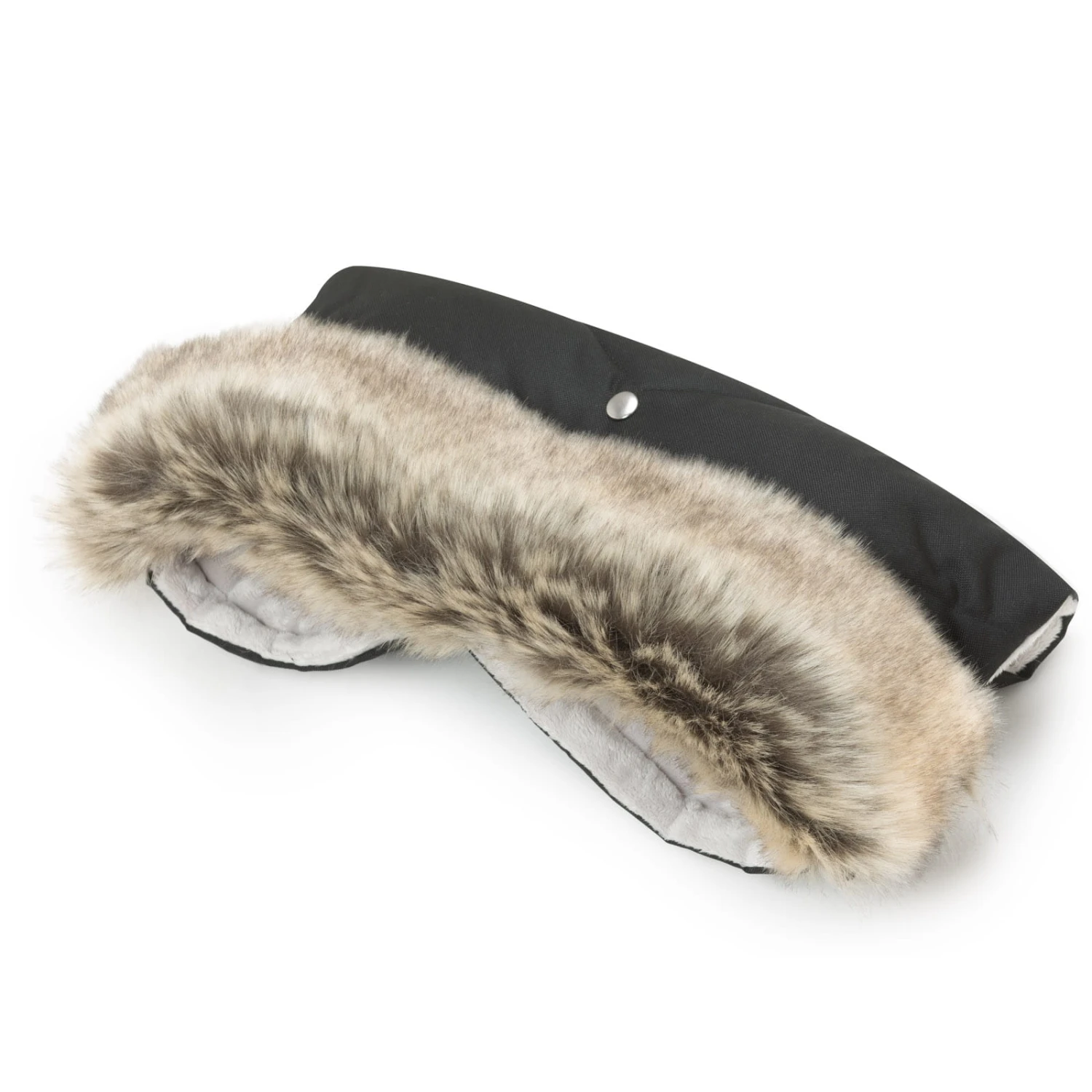 Hiver Noir LES MOUFLES POUR POUSSETTES Avec Fourrure 4 Hiver Noir LES MOUFLES POUR POUSSETTES Avec Fourrure – Image 4