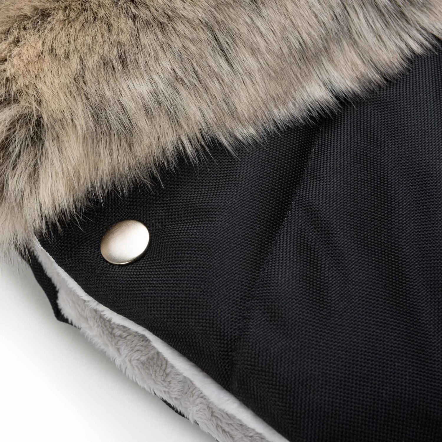 Hiver Noir LES MOUFLES POUR POUSSETTES Avec Fourrure 3 Hiver Noir LES MOUFLES POUR POUSSETTES Avec Fourrure – Image 3