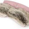 Hiver Rose LES MOUFLES POUR POUSSETTES Avec Fourrure