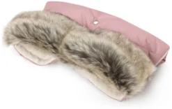Hiver Rose LES MOUFLES POUR POUSSETTES Avec Fourrure