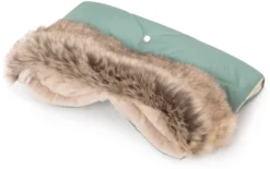 Hiver Sauge LES MOUFLES POUR POUSSETTES Avec Fourrure