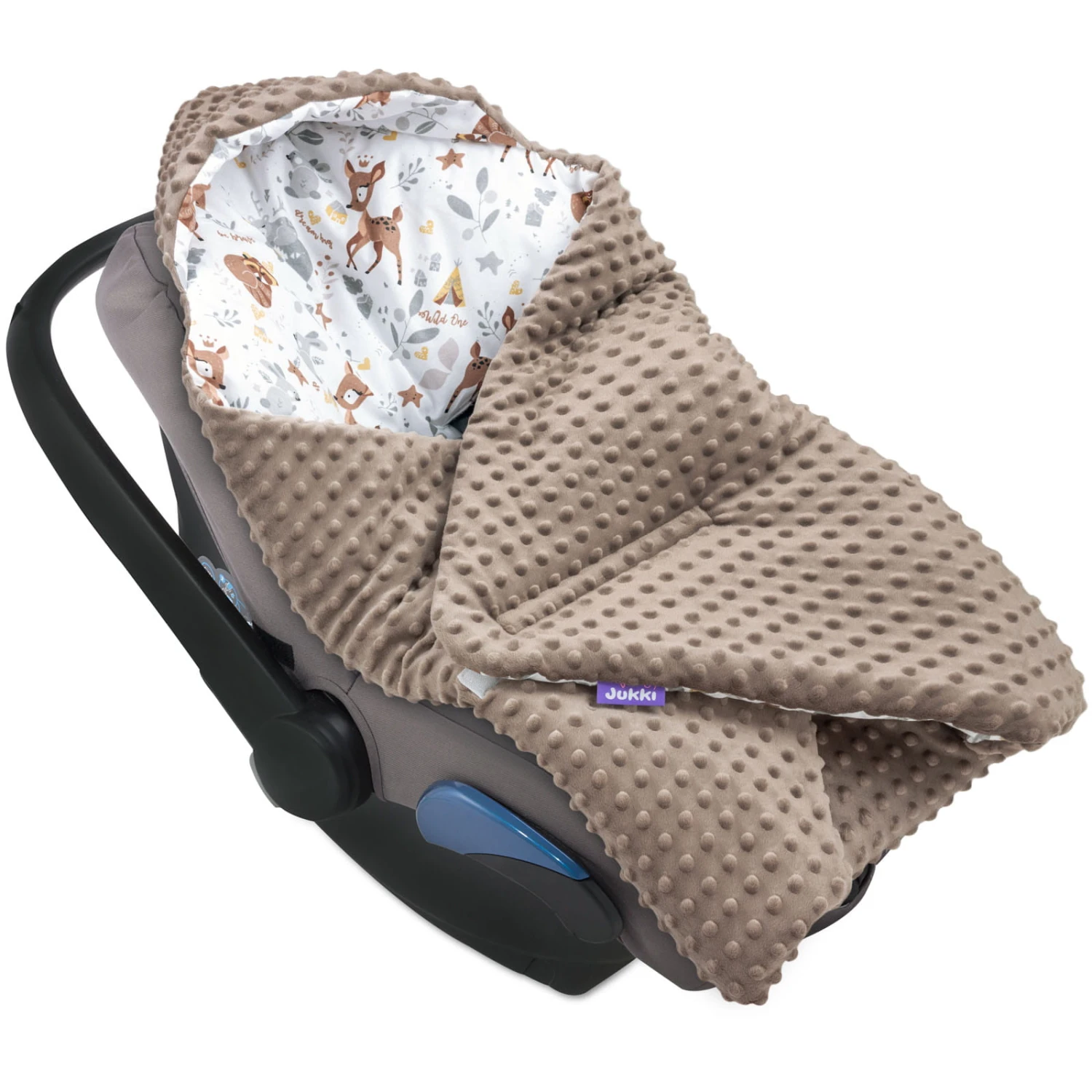 Forêt Magique & Mocha Minky Plaid Pour Siège Auto 1 Forêt Magique & Mocha Minky Plaid Pour Siège Auto