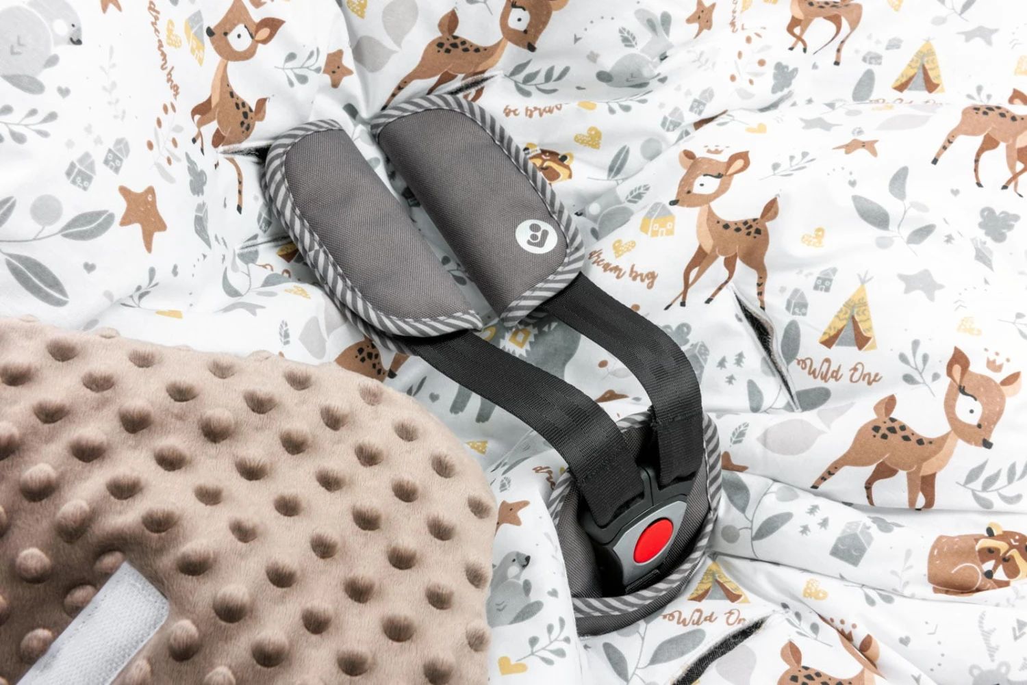 Forêt Magique & Mocha Minky Plaid Pour Siège Auto 4 Forêt Magique & Mocha Minky Plaid Pour Siège Auto – Image 4