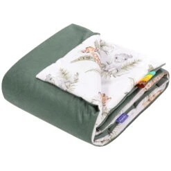 Amusement De La Savane & Velours Olive Couverture De Bébé 55x75cm -Bébés Produits Magasin 3 10