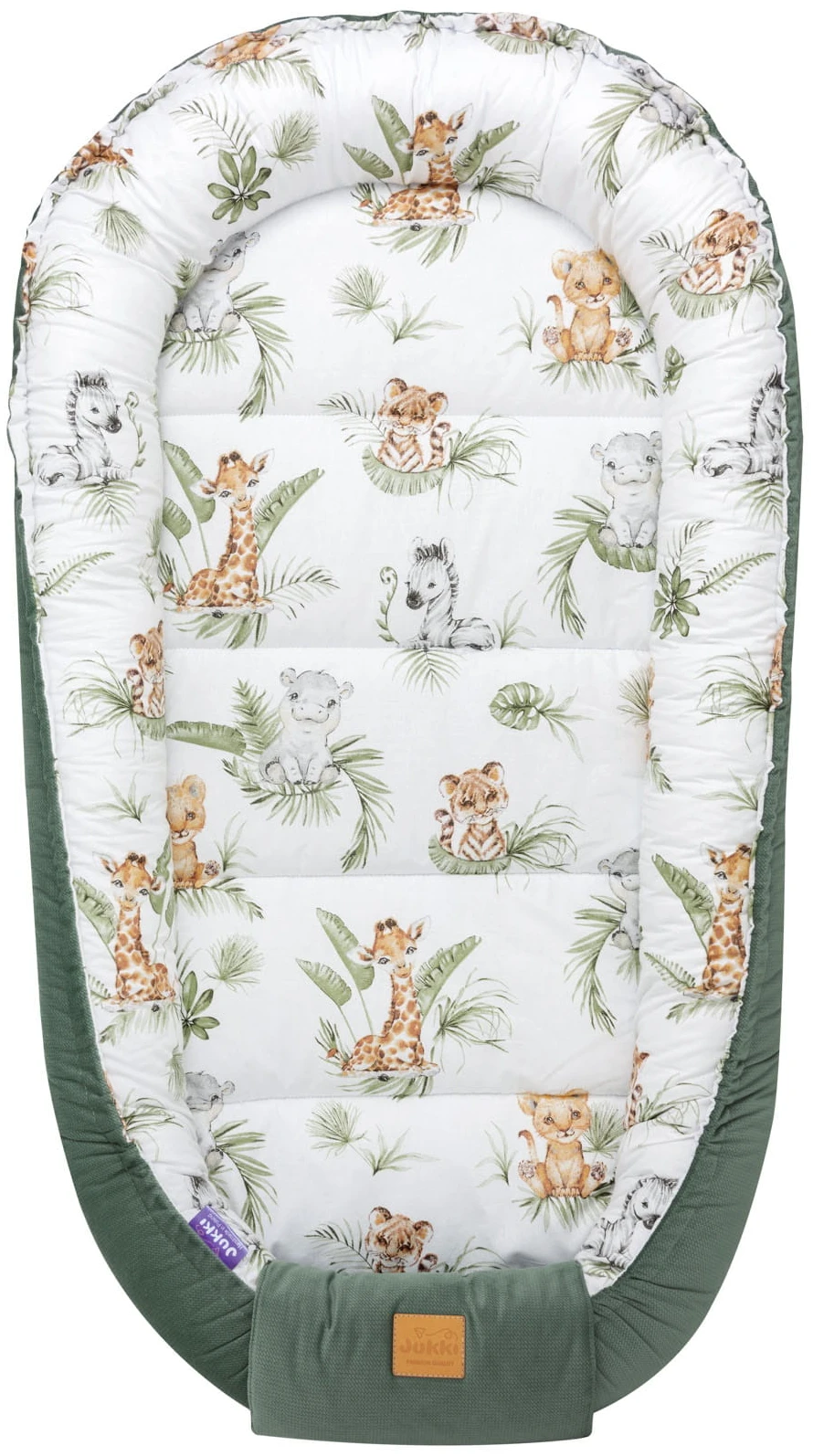 Paradis Des Éléphants & Ecru Minky Couverture De Bébé 75x100cm – Image 3