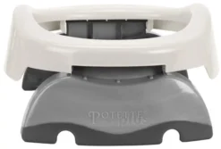 Potette Plus Pot Et Siège De Toilette 2en1 (blanc Et Gris) -Bébés Produits Magasin 5 12