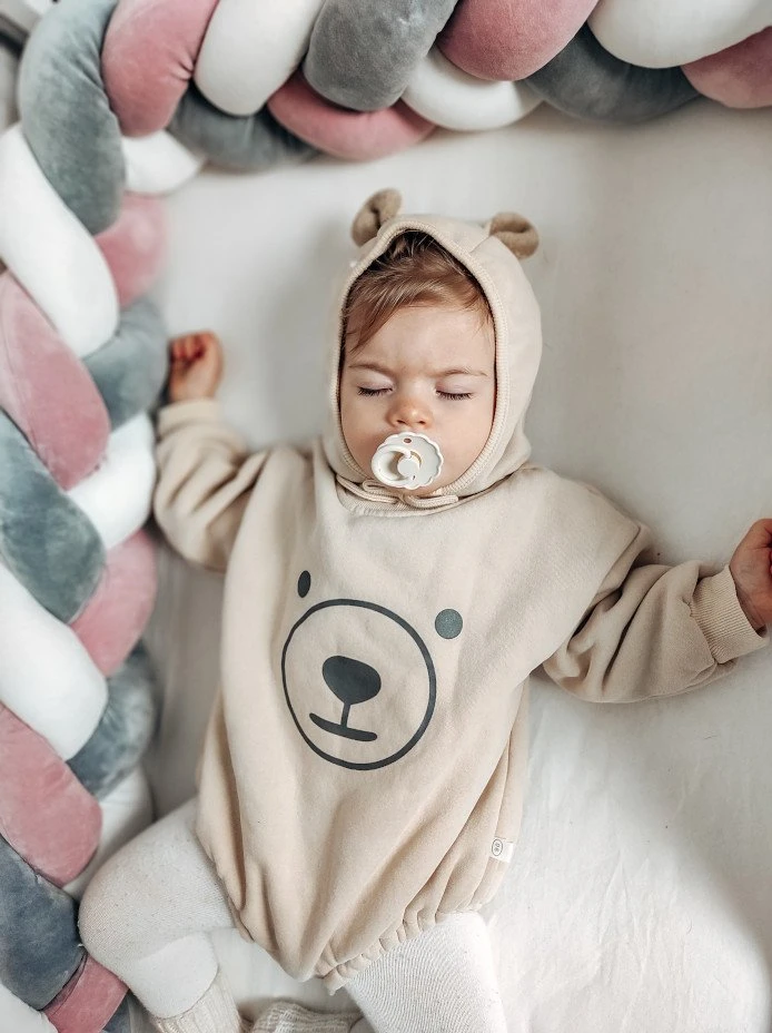 Mélanger Du Rose – Tour De Lit Tressé Pour Lit Bébé 2 Mélanger Du Rose – Tour De Lit Tressé Pour Lit Bébé – Image 2