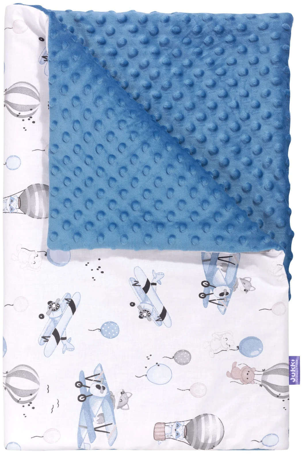 Voyage En Ballon Bleu & Denim Minky Poudré D’émeraude Ensemble De 5 Pièces Confort 6 Voyage En Ballon Bleu & Denim Minky Poudré D’émeraude Ensemble De 5 Pièces Confort – Image 6