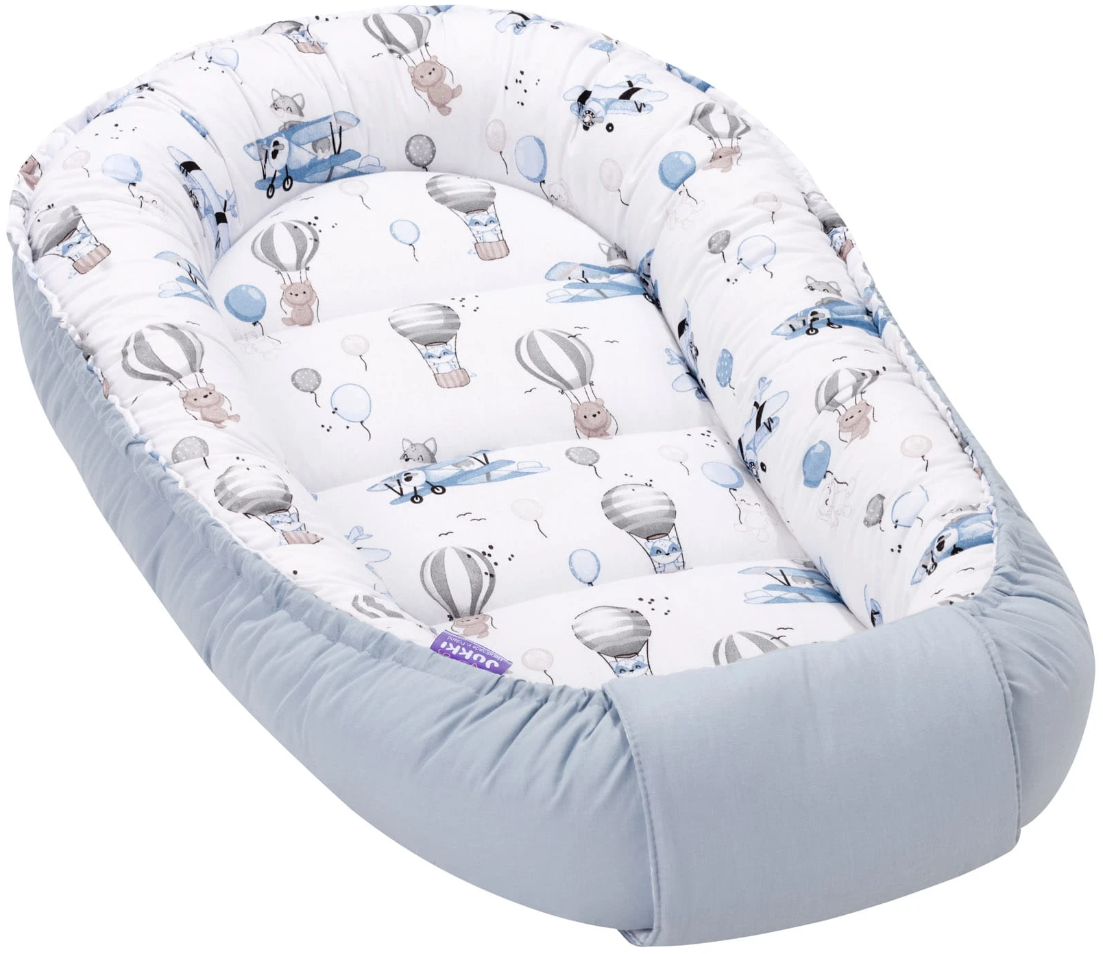 Voyage En Ballon Bleu & Denim Minky Poudré D’émeraude Ensemble De 5 Pièces Confort 7 Voyage En Ballon Bleu & Denim Minky Poudré D’émeraude Ensemble De 5 Pièces Confort – Image 7