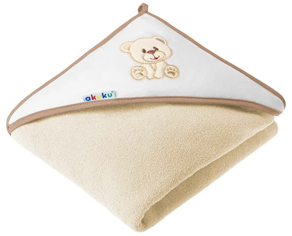AKUKU Drap De Bain à Capuche – Écru