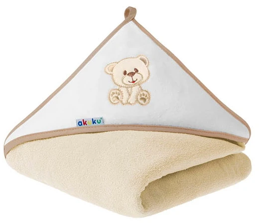 AKUKU Drap De Bain à Capuche – Écru – Image 3