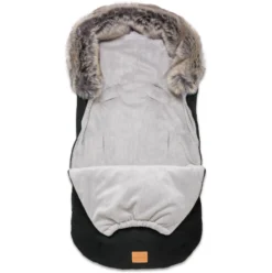 Une Chancelière Universel Pour Poussette, Luge – Hiver Noir -Bébés Produits Magasin Jukki winter sleeping bag black 04