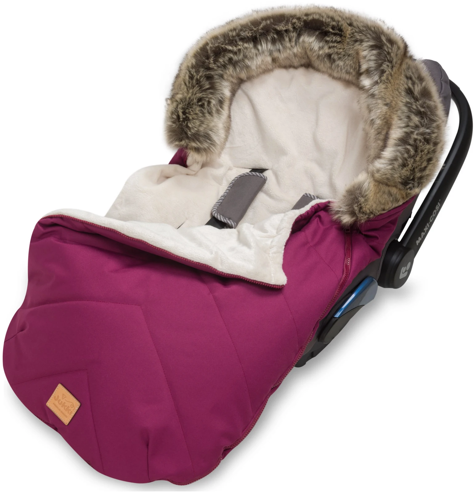 Une Chancelière Universel Pour Poussette, Luge – Hiver Bourgogne 2 Une Chancelière Universel Pour Poussette, Luge – Hiver Bourgogne – Image 2