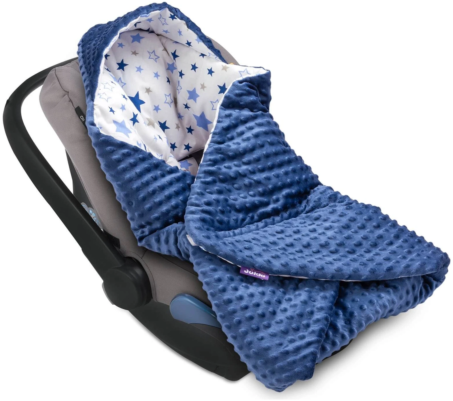 Voie Lactée & Bleu Marin Minky Plaid Pour Siège Auto