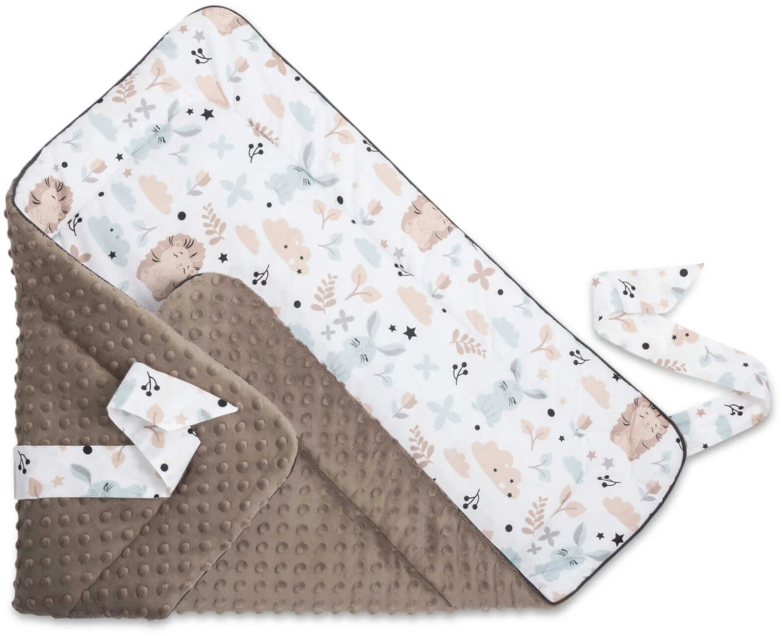 Amis Pour Toujours & Mocca Minky Couverture D’emmaillotage 6 Amis Pour Toujours & Mocca Minky Couverture D’emmaillotage – Image 6