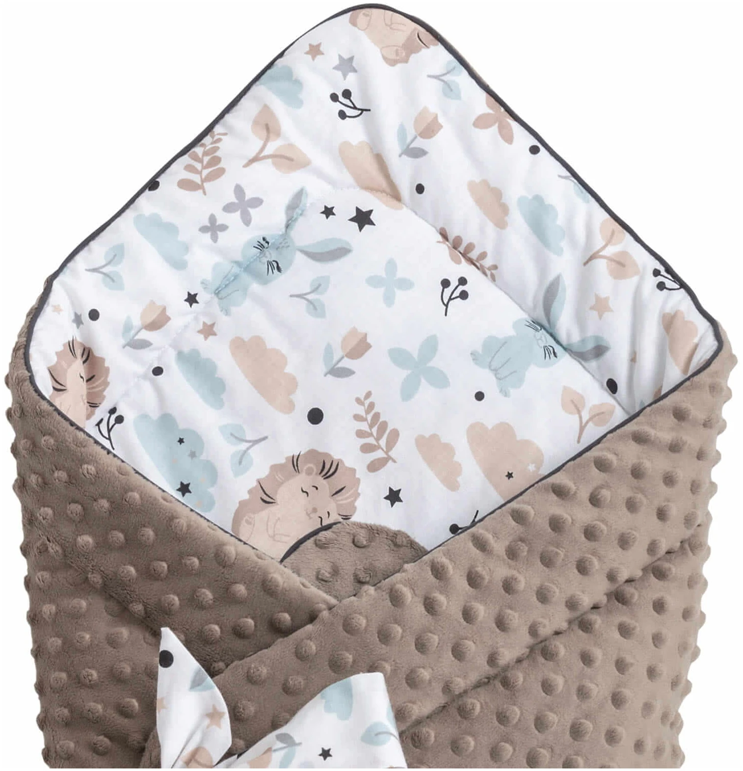 Amis Pour Toujours & Mocca Minky Couverture D’emmaillotage 5 Amis Pour Toujours & Mocca Minky Couverture D’emmaillotage – Image 5