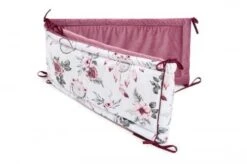 Rêve D’été & Velours Vieux Rose Pare-chocs De Lit Bébé XXL