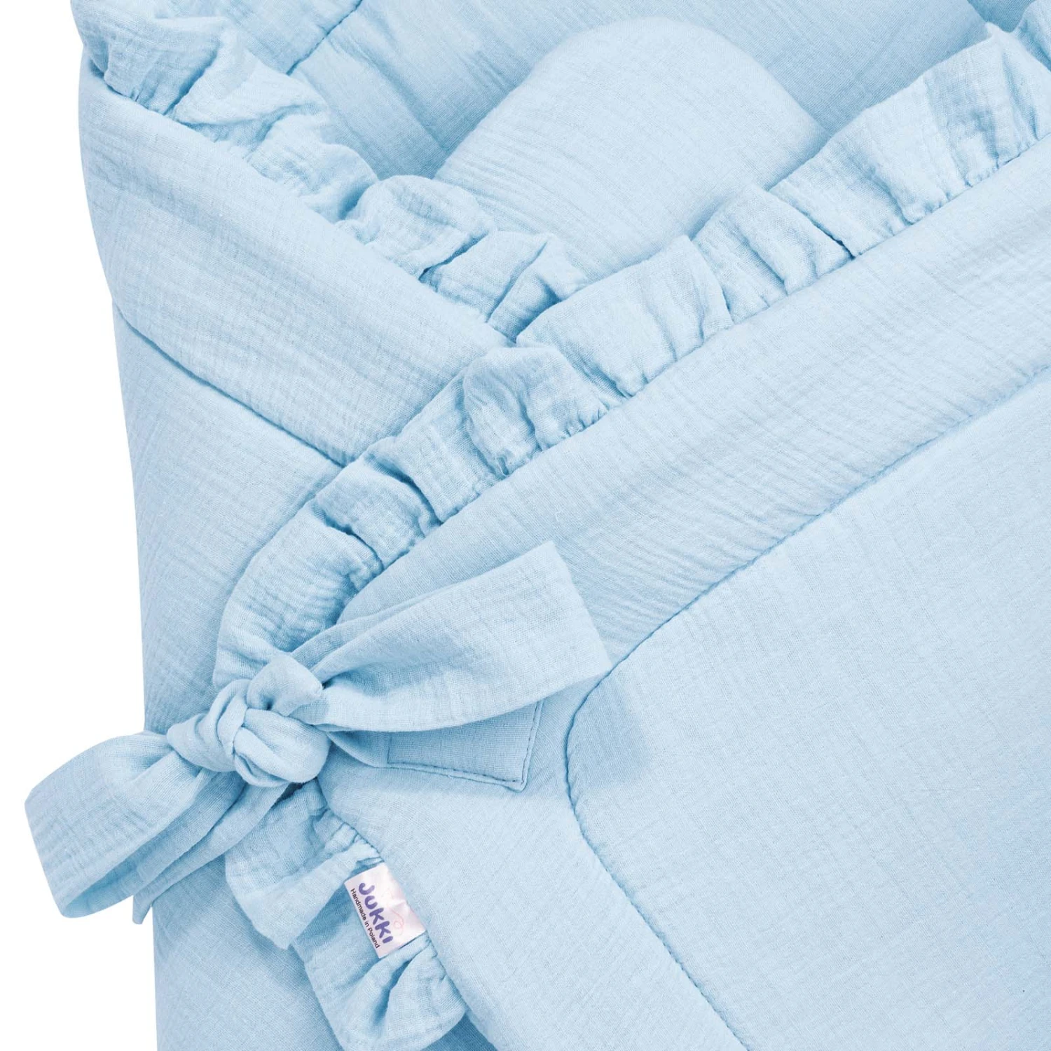 Enveloppes D’emmaillotage En Mousseline Pour Bébés – Bleu 3 Enveloppes D’emmaillotage En Mousseline Pour Bébés – Bleu – Image 3