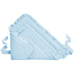 Enveloppes D’emmaillotage En Mousseline Pour Bébés – Bleu 9 Enveloppes D’emmaillotage En Mousseline Pour Bébés – Bleu -Bébés Produits Magasin Jukki baby swaddle wraps muslin blue 041