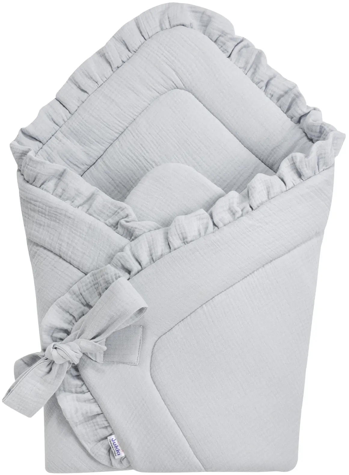 Enveloppes D’emmaillotage En Mousseline Pour Bébés – Gris 1 Enveloppes D’emmaillotage En Mousseline Pour Bébés – Gris