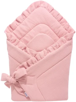 Enveloppes D’emmaillotage En Mousseline Pour Bébés – Rose