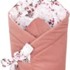 Rose Royale & Velours Rose Indien Couverture D’emmaillotage