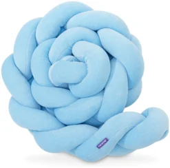 Bleu – Tour De Lit Tressé Pour Lit Bébé