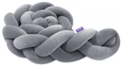 Gris Foncé – Tour De Lit Tressé Pour Lit Bébé -Bébés Produits Magasin Jukki sesja32 low res 220