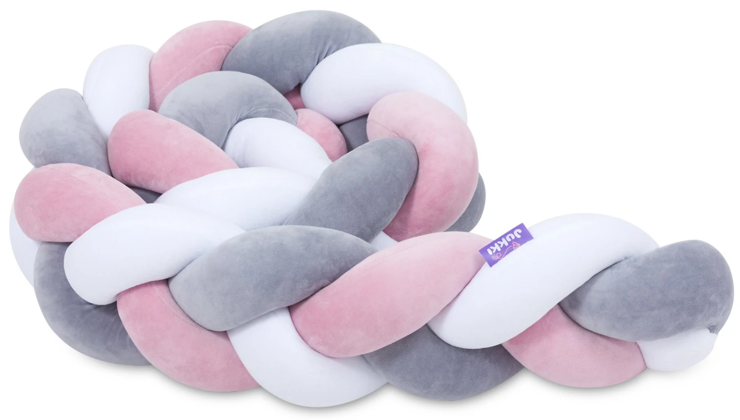 Mélanger Du Rose – Tour De Lit Tressé Pour Lit Bébé 5 Mélanger Du Rose – Tour De Lit Tressé Pour Lit Bébé – Image 5