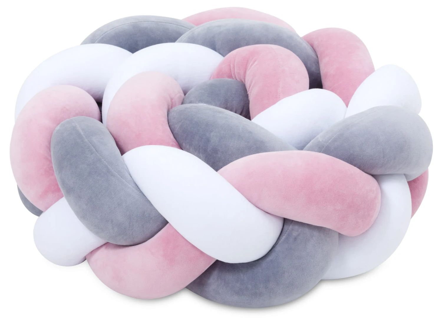 Mélanger Du Rose – Tour De Lit Tressé Pour Lit Bébé 4 Mélanger Du Rose – Tour De Lit Tressé Pour Lit Bébé – Image 4