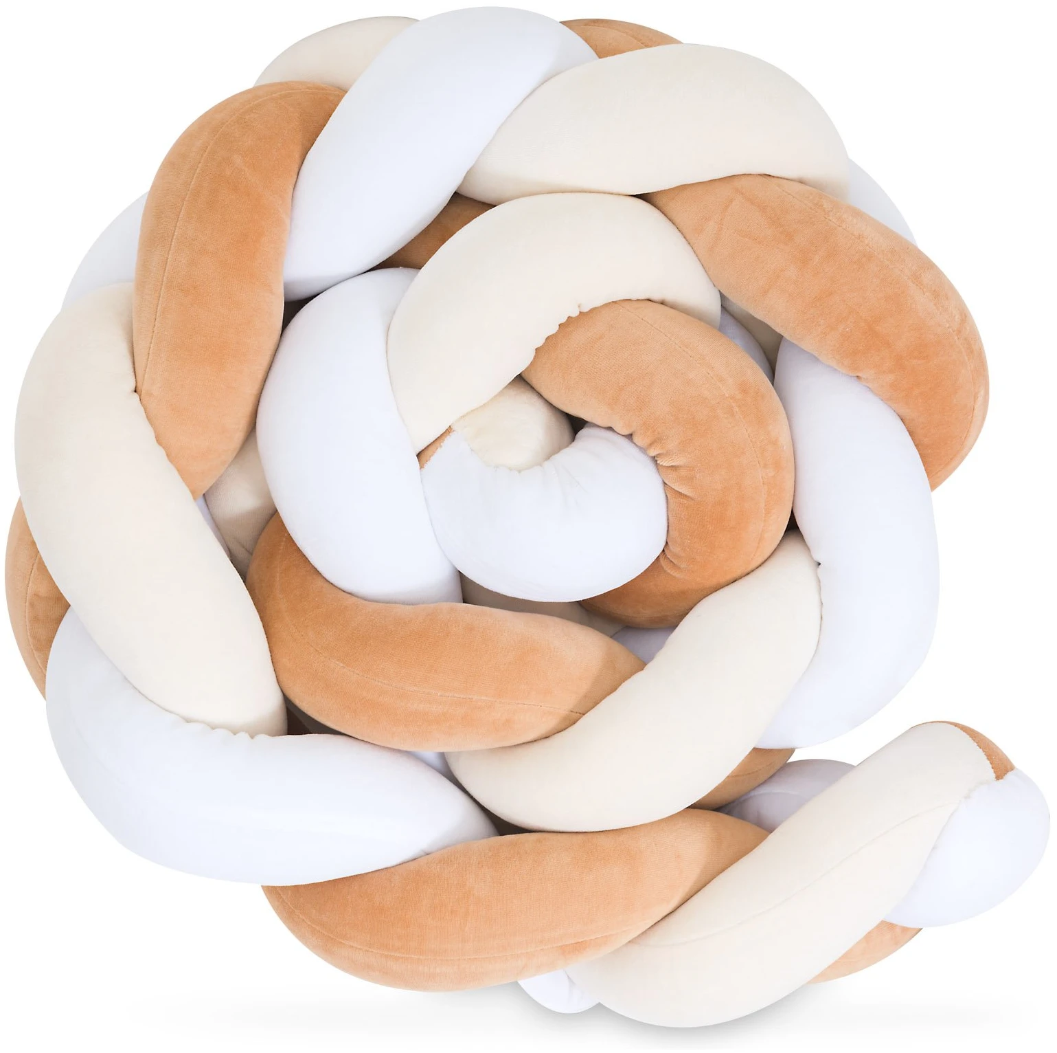 Mélanger Le Caramel – Tour De Lit Tressé Pour Lit Bébé 1 Mélanger Le Caramel – Tour De Lit Tressé Pour Lit Bébé