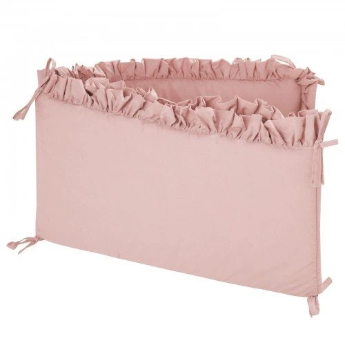 Rose Pastel Pare-chocs De Lit Bébé 1 Rose Pastel Pare-chocs De Lit Bébé