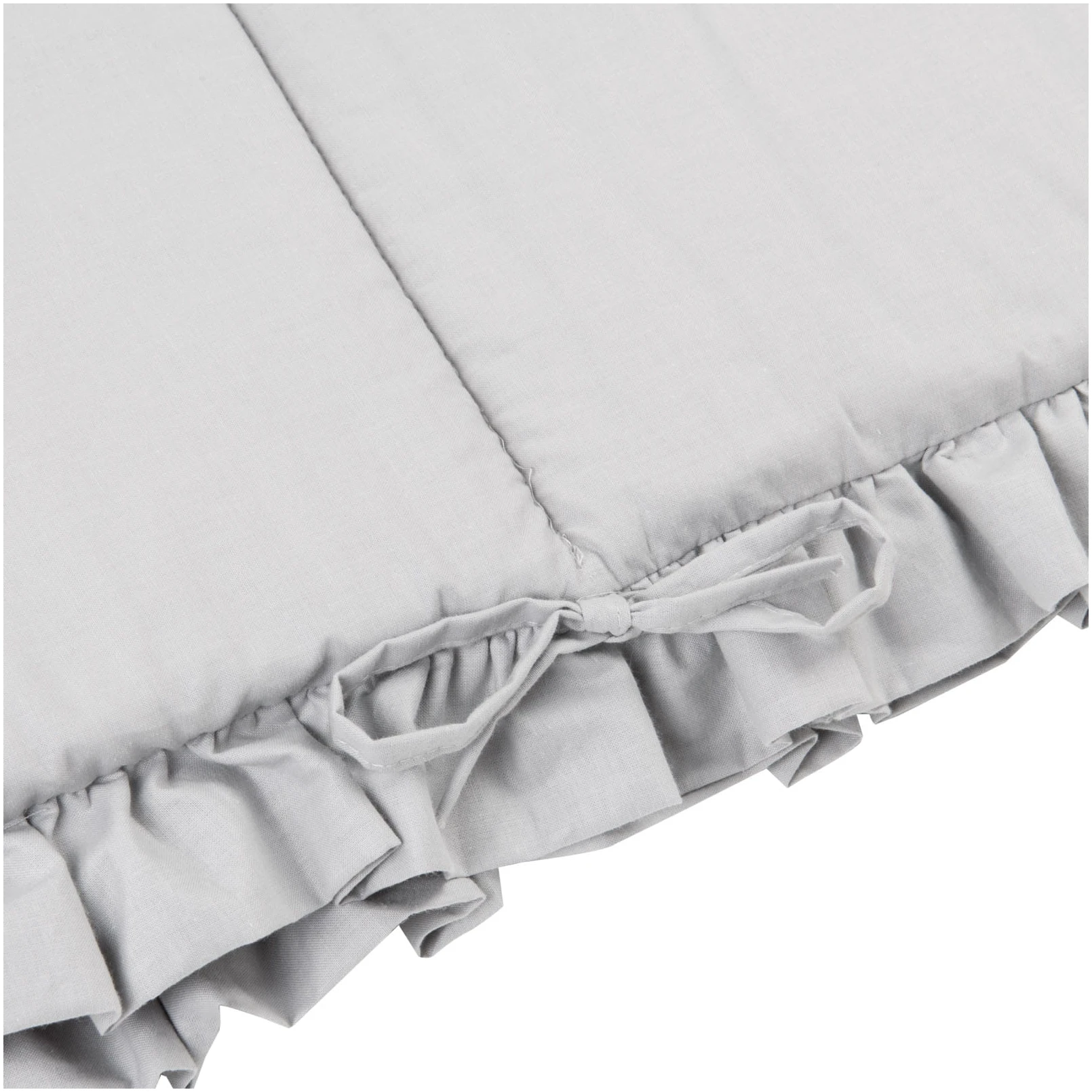 Gris Pastel Pare-chocs De Lit Bébé – Image 3