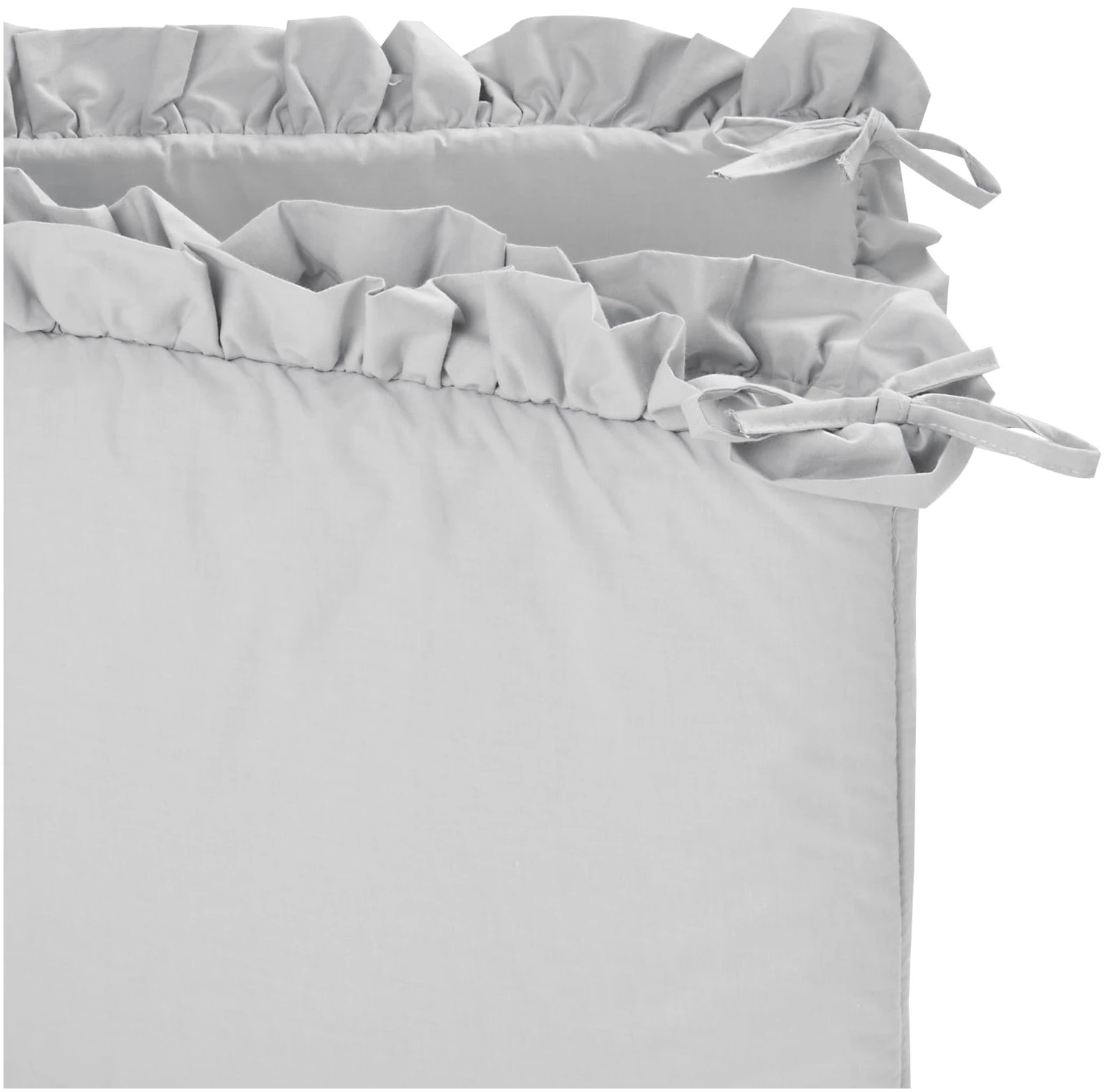 Gris Pastel Pare-chocs De Lit Bébé – Image 4