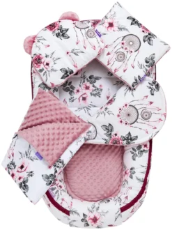 Rêve D’été & Minky Vieux Rose Ensemble De 5 Pièces Confort