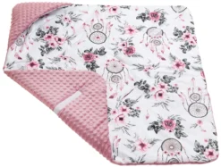 Rêve D’été & Vieux Rose Minky Plaid Pour Siège Auto -Bébés Produits Magasin Jukki sesja37 mala rozdz 359