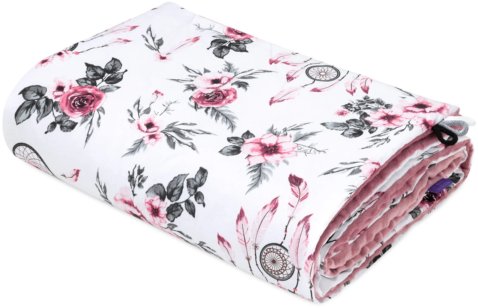 Rêve D’été & Minky Vieux Rose Couverture Pour Enfants 100x140cm