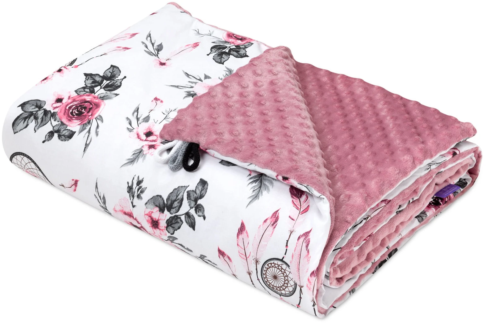 Rêve D’été & Minky Vieux Rose Couverture Pour Enfants 100x140cm – Image 2