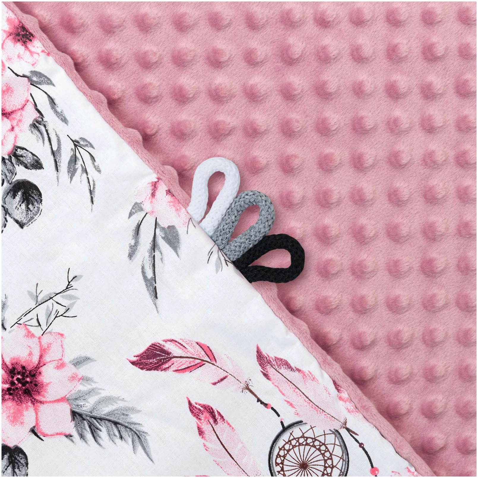 Rêve D’été & Minky Vieux Rose Couverture Pour Enfants 100x140cm – Image 4