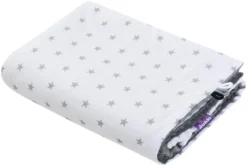 Étoiles Grises Couverture Pour Enfants 100x140cm