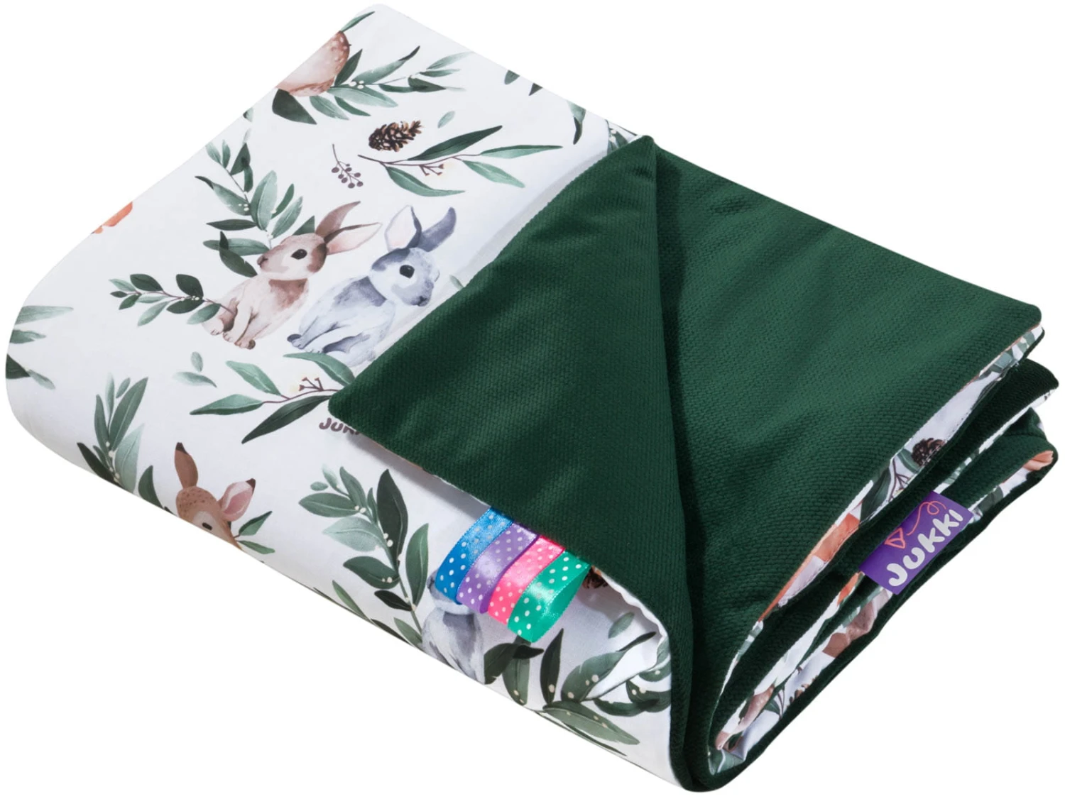 Histoire De La Forêt Couverture De Bébé 75x100cm VELVET – Image 3