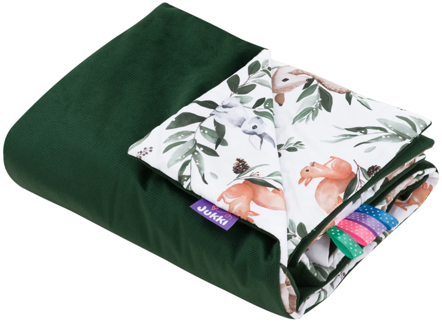 Histoire De La Forêt Couverture De Bébé 75x100cm VELVET – Image 4